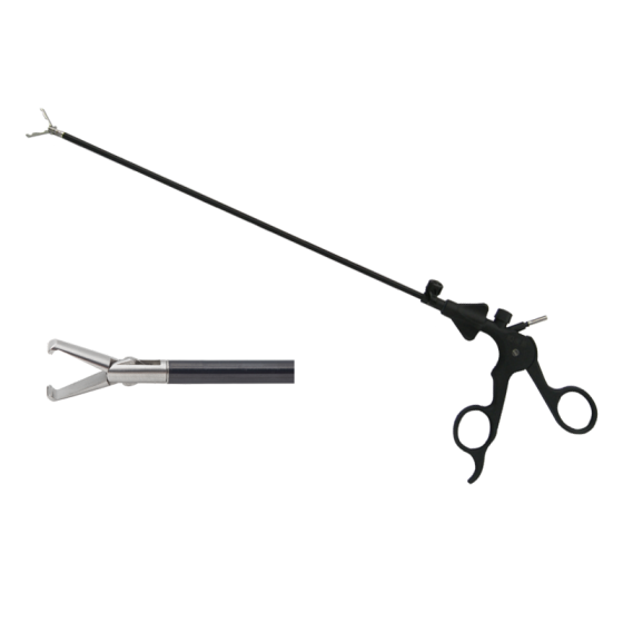 Pince laparoscopique pour instrument chirurgical (dents transversales) creux 5MMX330MM