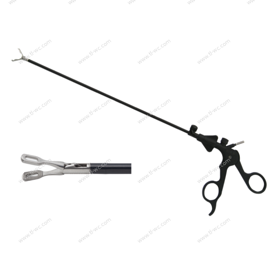 Laparoscopic surgical instrument gripper (non-invasive), 5MMX330MM of different shape