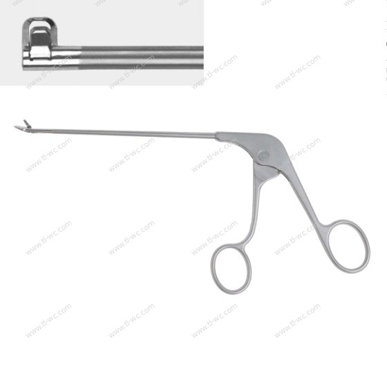 Artroscopia - corte derecho 90°- pinza azul - corte derecho 90° pinza de corte por mordedura - corte derecho 90°- especificación - 34,4mm x 120mm